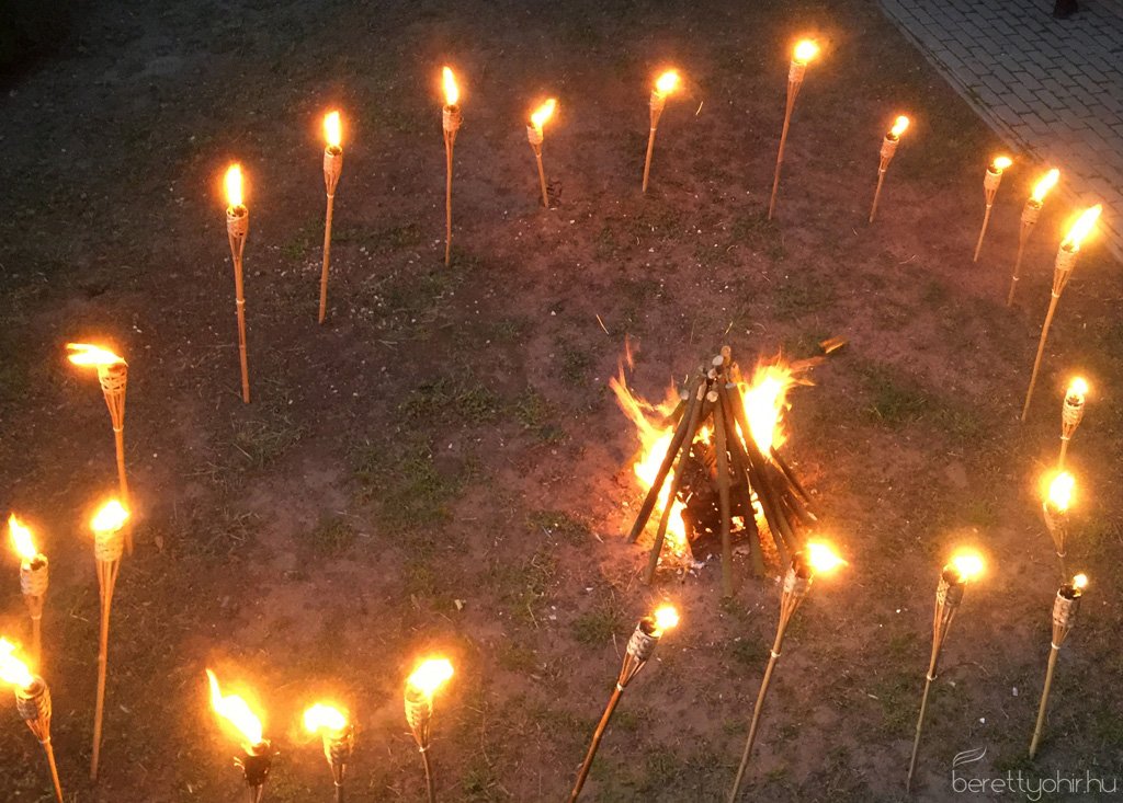 Trianon 100 . fáklyagyújtás15